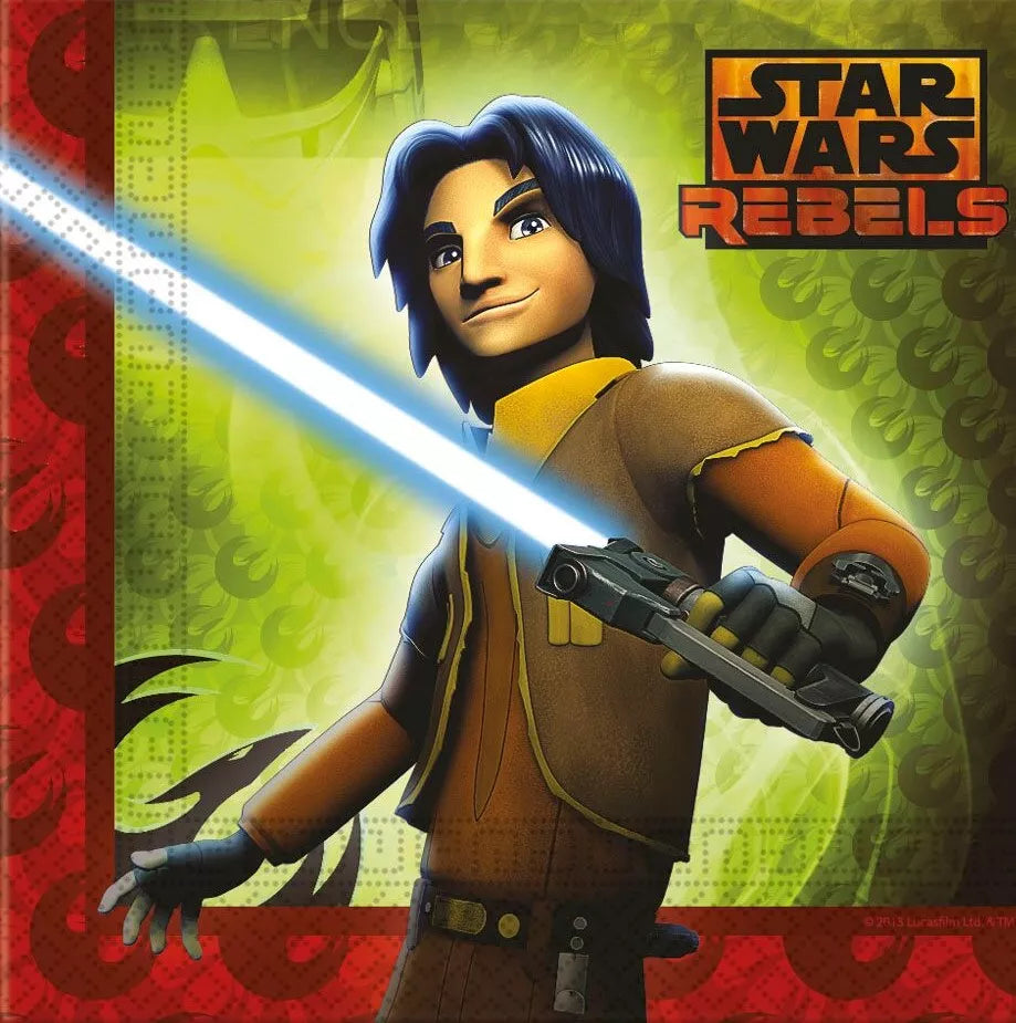 20 Star Wars Rebels Servietten 33cm